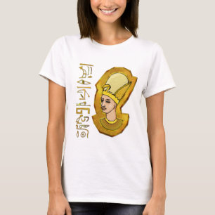 Camiseta Faraón Hieroglyphics Camisas de Arte Popular Egipc