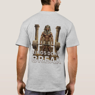 Camiseta Faraón Levantamiento de Peso Gimnasio Motivación -