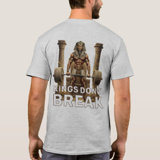 Camiseta Faraón Levantamiento de Peso Gimnasio Motivación -
