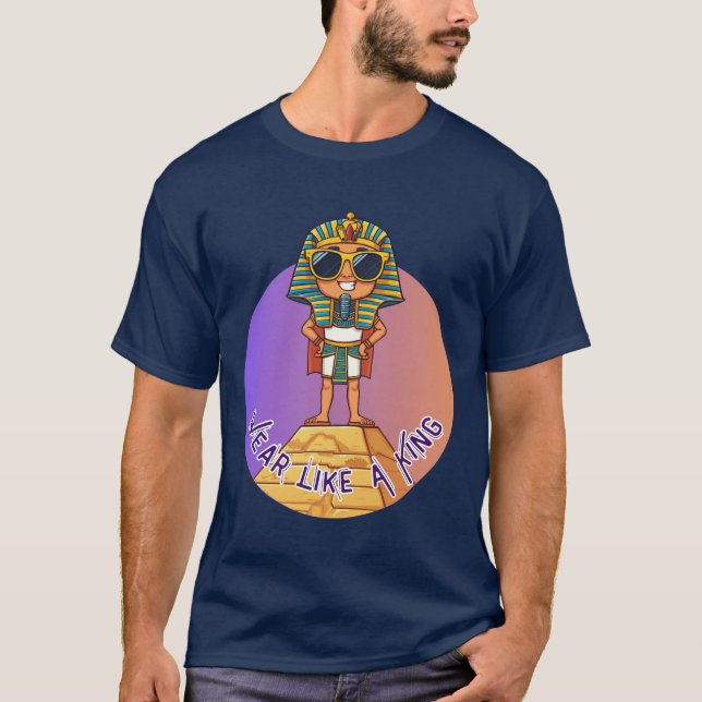 Camiseta Faraón Moderno: Viste Como Un Rey (Anverso)