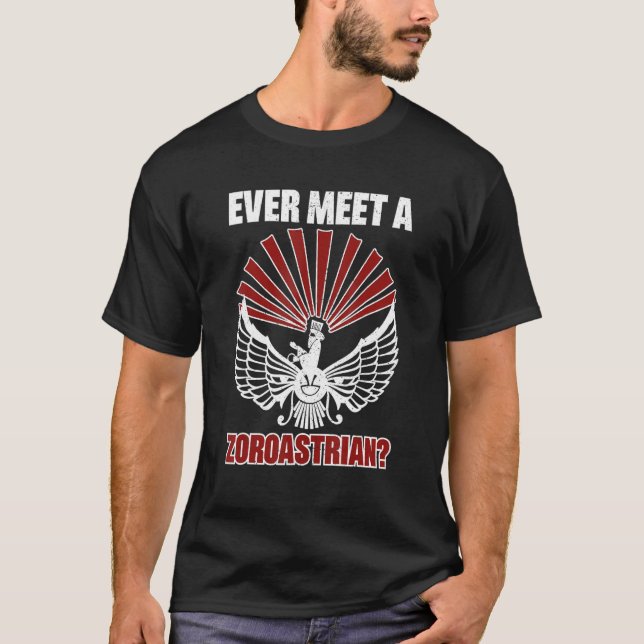 Camiseta Faravahar Zoroastrianism Zarathustra Symbol philos (Anverso)