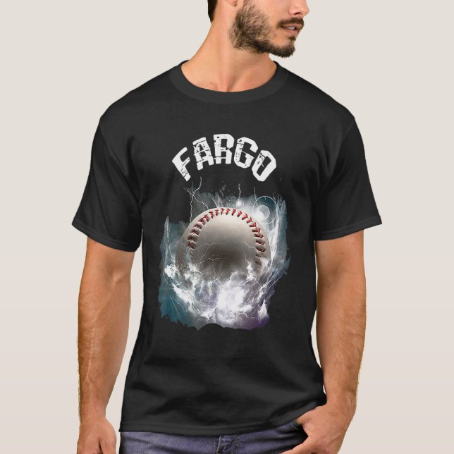 Camiseta Fargo Baseball Retro (Anverso)