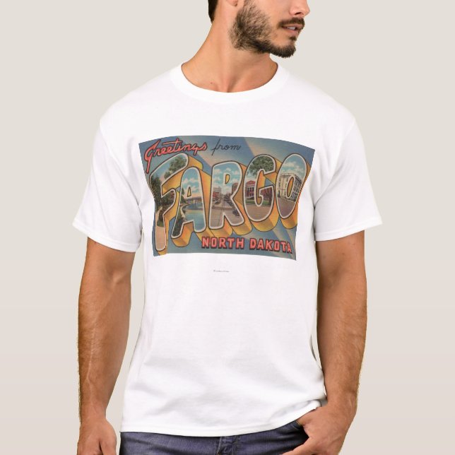 Camiseta Fargo, Dakota del Norte - escenas grandes de la (Anverso)
