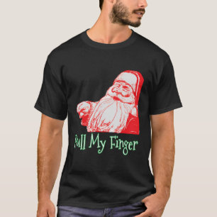 Camiseta Faring Santa Pull My Finger Funny Navidades Fart