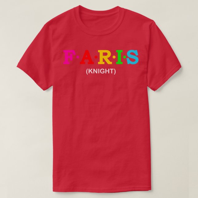 Camiseta Faris Knight (Diseño del anverso)