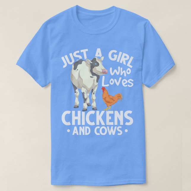 Camiseta Farm Animal Lover Girls Farmer Women Farming Cow C (Diseño del anverso)