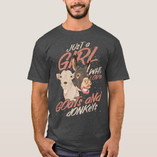 Camiseta Farm Animal Lover Girls Goat Farmer Women Farming 
