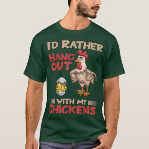 Camiseta Farm Animal Lover Hen Farmer Farming Funny Chicken
