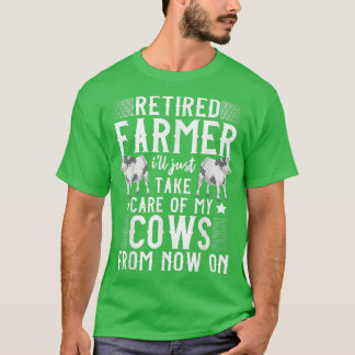 Camiseta Farm Animal Lover Retired Farmer Farming Retiremen