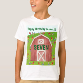 Camiseta Farm Barn Birthday Party