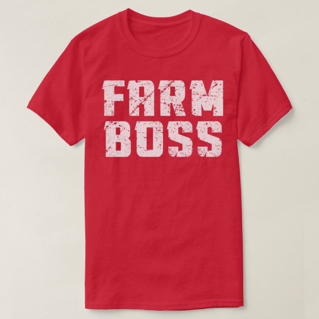 Camiseta Farm Boss (Diseño del anverso)