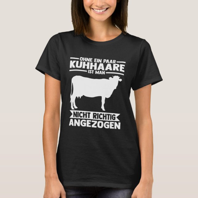 Camiseta Farm Cow Willow Farmer Farmer Cow (Anverso)