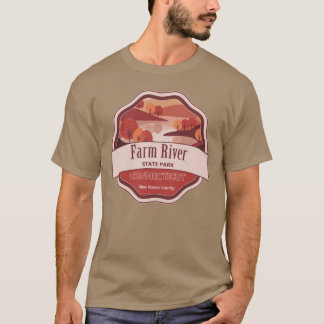 Camiseta Farm River State Park New Haven County Connecticut