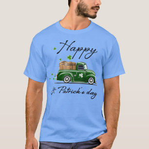 Camiseta Farm Tractor Happy St Patrick's Day Truck Green