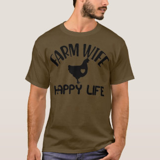 Camiseta Farm Wife Happy Life