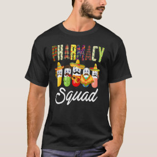 Camiseta Farmacéutica Cute Squad Farmacéutica Sombrero Pill