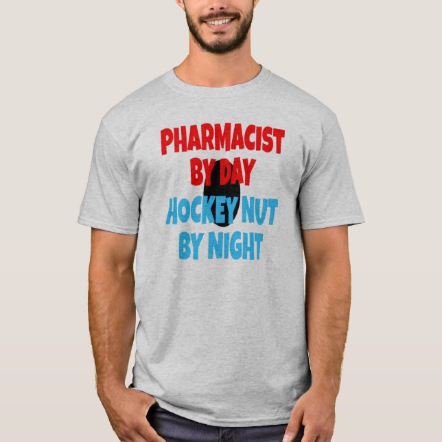 Camiseta Farmacéutica de nueces de hockey (Anverso)