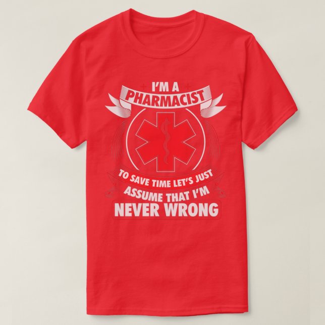 Camiseta Farmacéutica Farmacéutica Farmacéutica Profesión F (Diseño del anverso)