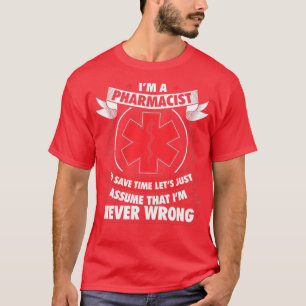 Camiseta Farmacéutica Farmacéutica Farmacéutica Profesión F
