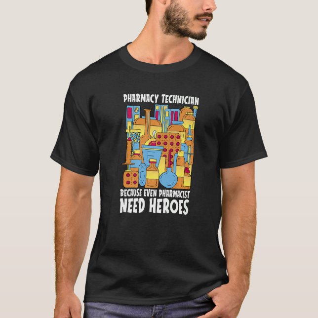 Camiseta Farmacéutica Héroes Medicina Tecnológica Phar (Anverso)