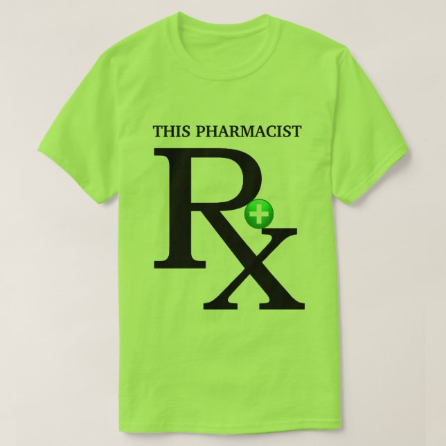 Camiseta Farmacéutico (Diseño del anverso)