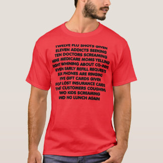 Camiseta Farmacéutico 12 días de Navidades