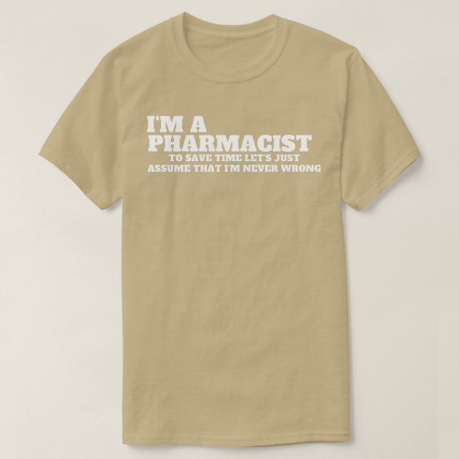 Camiseta farmacéutico 2 (Diseño del anverso)