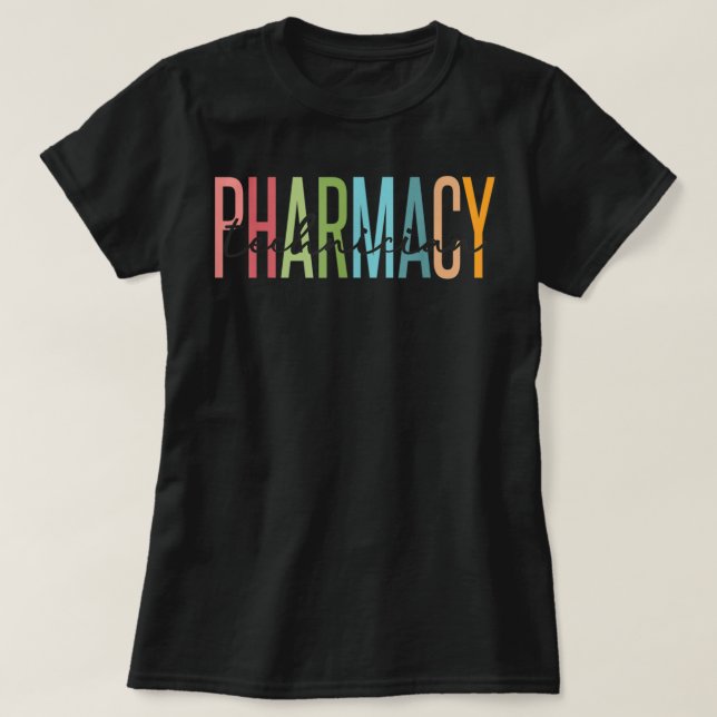 Camiseta Farmacéutico certificado Pharm Tech Pharmacis (Diseño del anverso)
