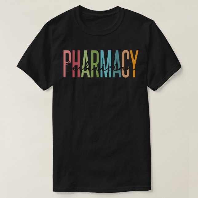 Camiseta Farmacéutico certificado Pharm Tech Pharmacis (Diseño del anverso)