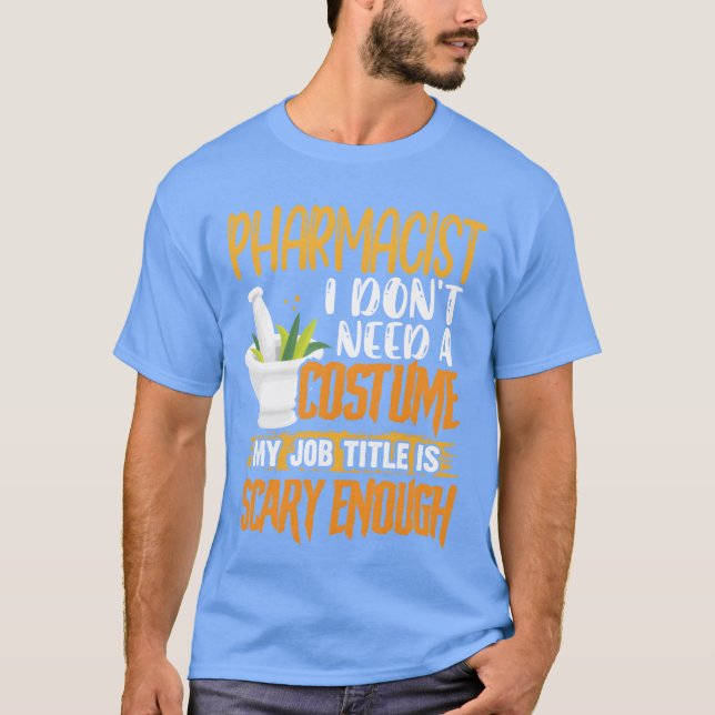 Camiseta Farmacéutico de Halloween Ropa Farmacéutica (Anverso)