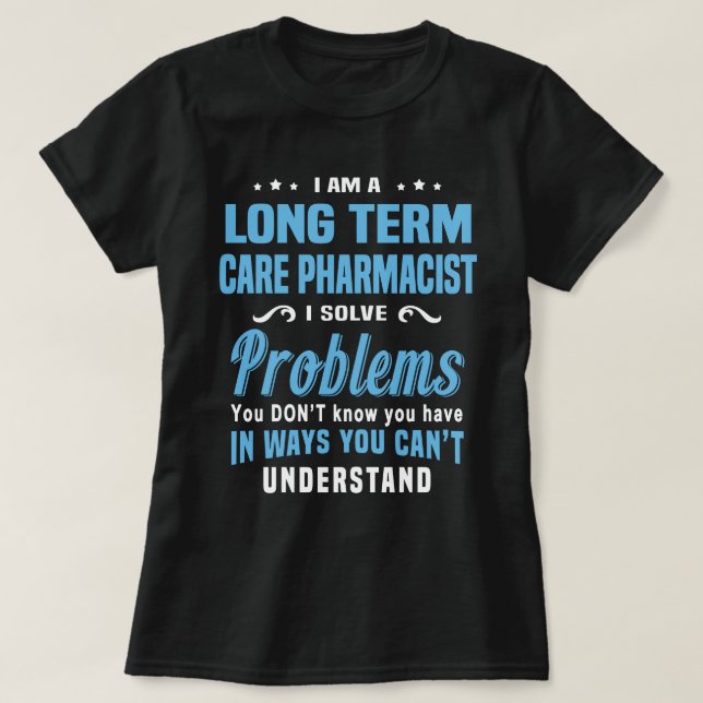 Camiseta Farmacéutico de larga duración (Diseño del anverso)