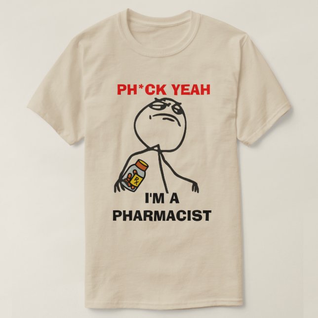 Camiseta Farmacéutico de Phunny (Diseño del anverso)
