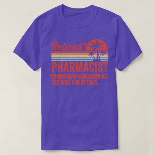 Camiseta Farmacéutico De Regalos De Jubilación Bajo Nueva G (Diseño del anverso)