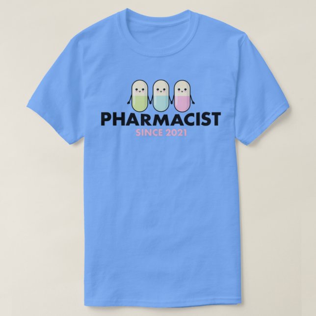 Camiseta Farmacéutico desde 2021 1 (Diseño del anverso)