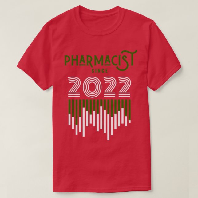 Camiseta Farmacéutico desde 2022 1 (Diseño del anverso)