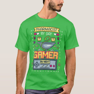 Camiseta Farmacéutico Divertido De Día Jugador De Noche Fri