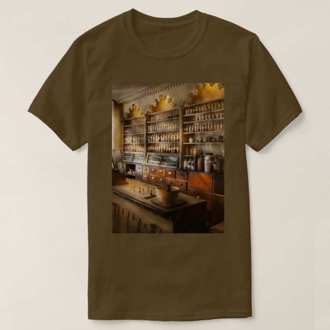 Camiseta Farmacéutico El dispensador 1 (Diseño del anverso)