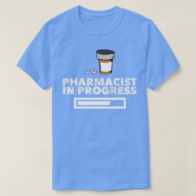 Camiseta Farmacéutico En Curso (Diseño del anverso)