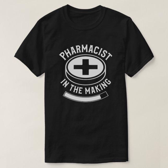Camiseta Farmacéutico en proceso (Diseño del anverso)