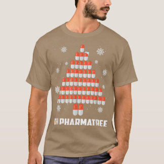 Camiseta Farmacéutico Farmacéutico del Árbol de Navidad Dat