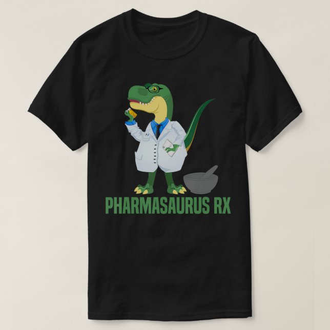 Camiseta Farmacéutico Farmacéutico Farmasauro RX Di (Diseño del anverso)