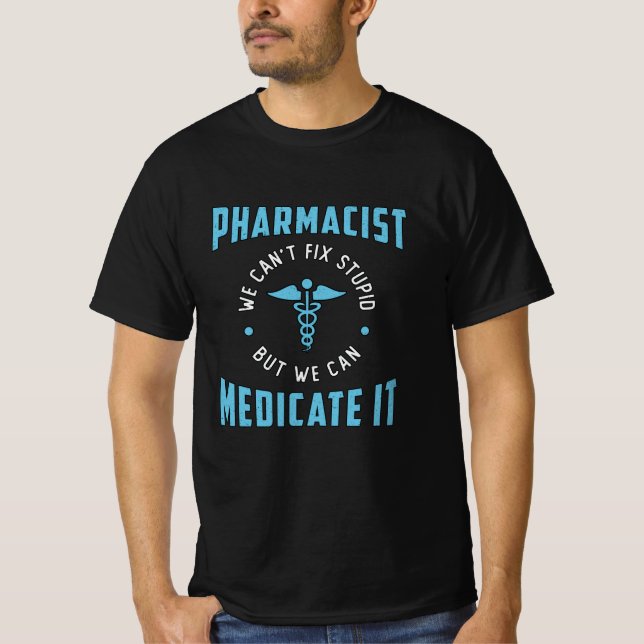 Camiseta Farmacéutico Farmacéutico Medicate It Tech (Anverso)