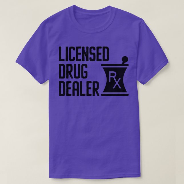 Camiseta Farmacéutico Gracioso Comerciante de Medicamentos  (Diseño del anverso)