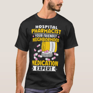Camiseta Farmacéutico Hospitalario Experto en Medicación de