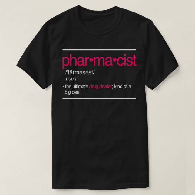 Camiseta Farmacéutico La Farmacia Futura Del Último Comerci (Diseño del anverso)