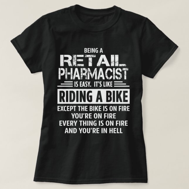 Camiseta Farmacéutico minorista (Diseño del anverso)