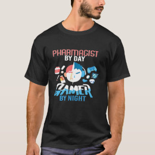 Camiseta Farmacéutico Por Jugador De Día De Noche - Gracios