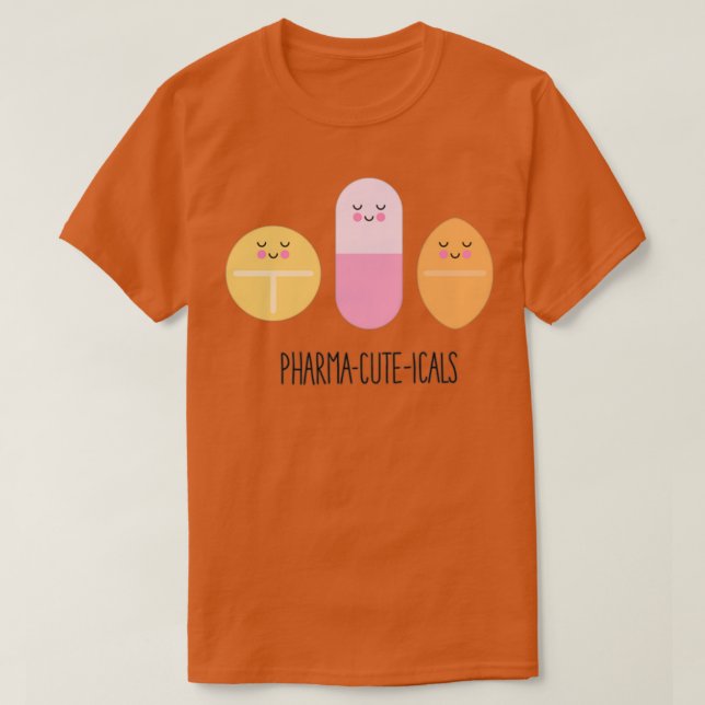 Camiseta Farmacéuticos de color rosa (Diseño del anverso)