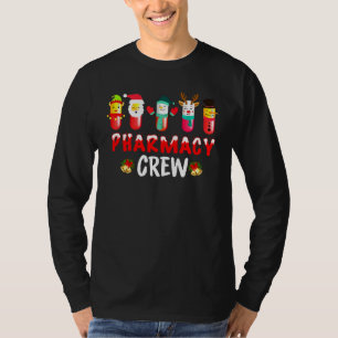 Camiseta Farmacéuticos Funny Crew Farmacéuticos Navidades t