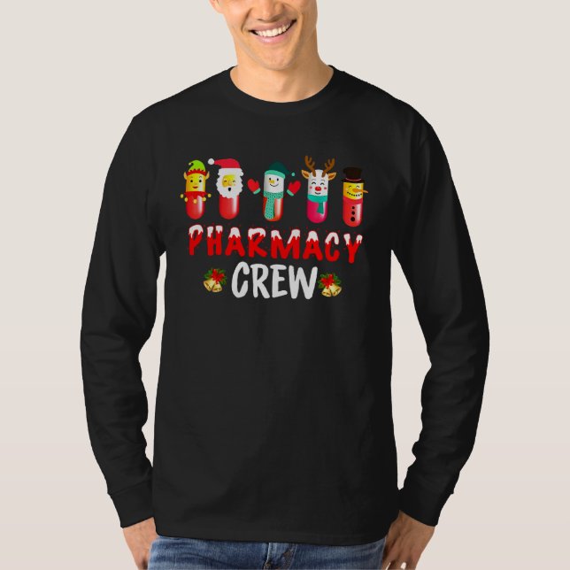 Camiseta Farmacéuticos Funny Crew Farmacéuticos Navidades t (Anverso)